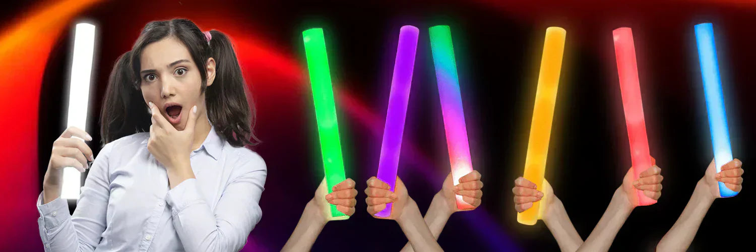 How To Use Light Up Foam Sticks For Crowd Control?