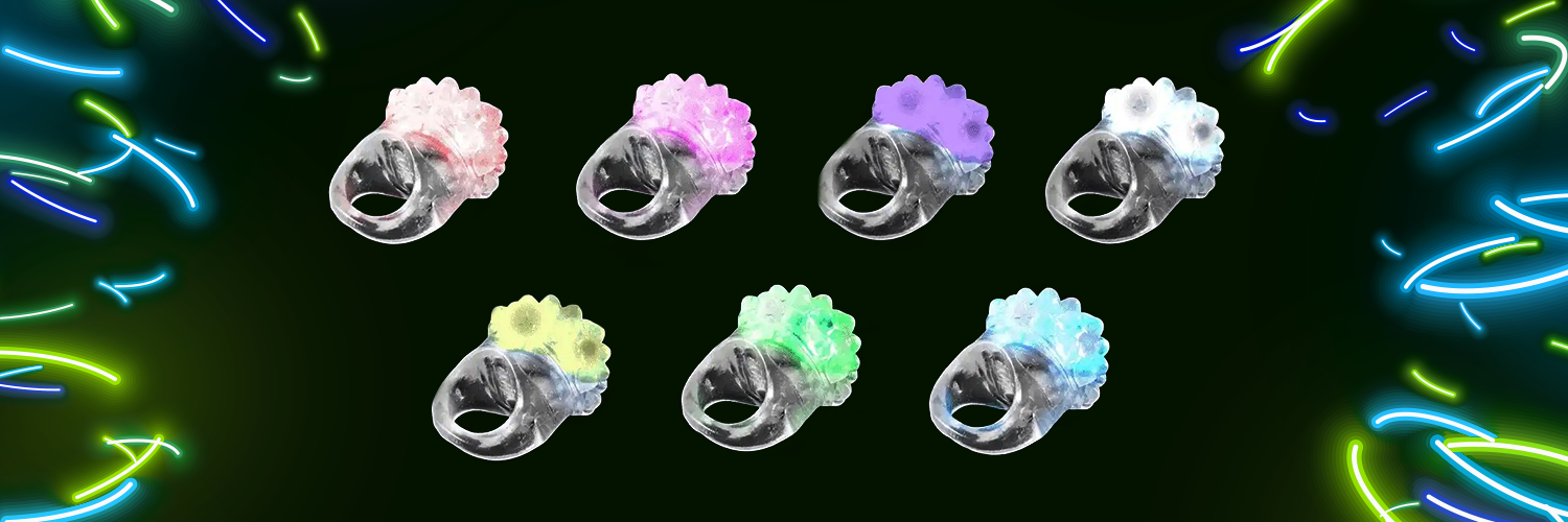 Unique Ways To Style LED Light Up Jelly Bumpy Rings