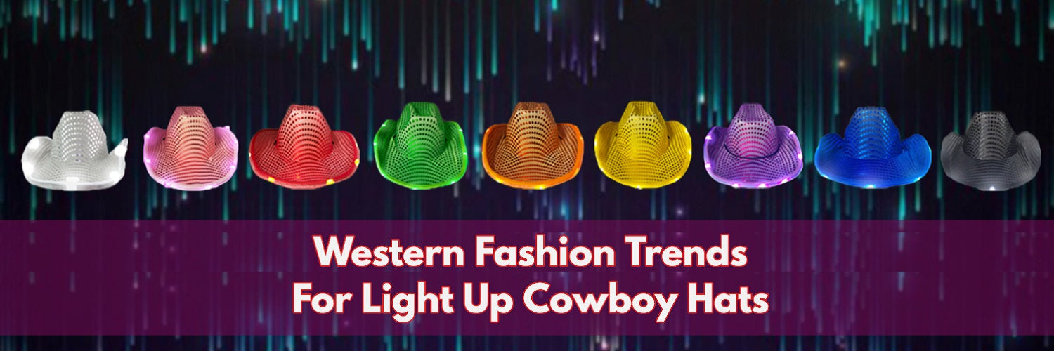 Light Up Cowboy Hats And Western Fashion Trends For 2024
