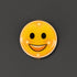 LED Light UP Classic Smile Emoji Face Blinking Pins