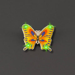 Mood Butterfly Flashing Body Light Lapel Pins