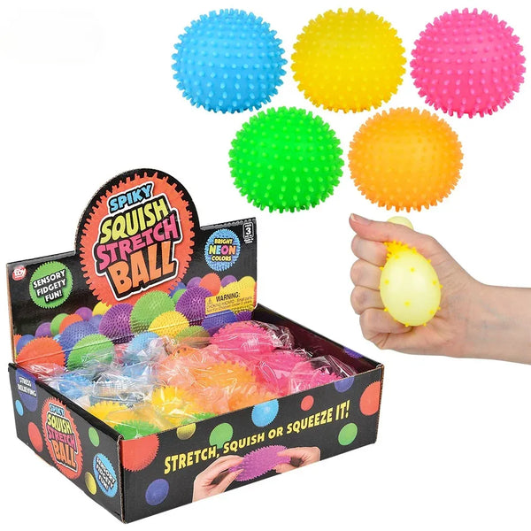 1.75 Squish And Stretch Mini Spiky Gummi Ball
