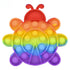 5" Rainbow Ladybug Bubble Poppers