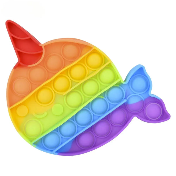 5.75 Rainbow Narwhal Bubble Poppers
