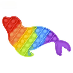 7.5" Rainbow Seal Bubble Poppers