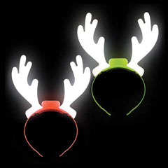 10" Light-Up Holiday Reindeer Antlers