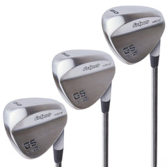 Gosports Tour Pro Golf Wedge Set – Includes 52 Degree Gap Wedge, 56 Degree Sand Wedge And 60 Lob Wedge Degree In Satin Or Black Finish (Right Handed)