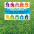 Personalized Block Party Yard Sign