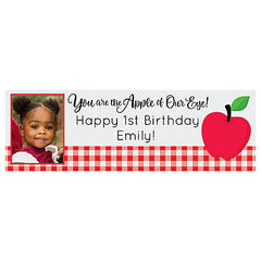 Personalized Apple of Our Eye Banner - Small