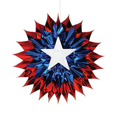 Patriotic Metallic Star