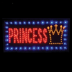 10"X19" Light-Up Princess Sign