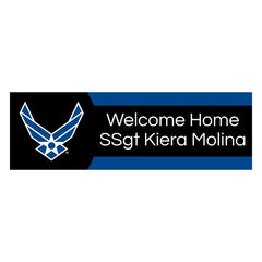 Personalized U.S. Air Force Banner - Small