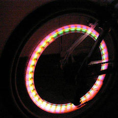 LED Light Up Multi-Color Bike Tyre Light Set of 2