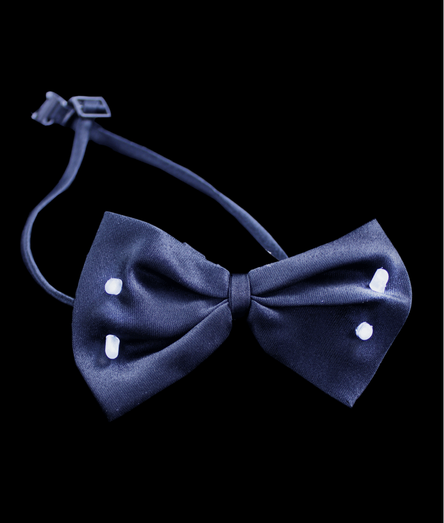 LED Black Bow Tie | PartyGlowz.com