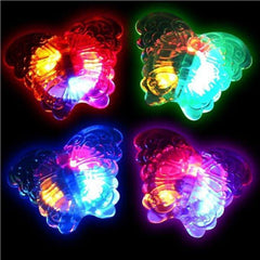 LED Jelly Butterfly Rings - Assorted