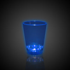 LED Light Up Blue Liquid Activated 1.5 Oz Shot Glass