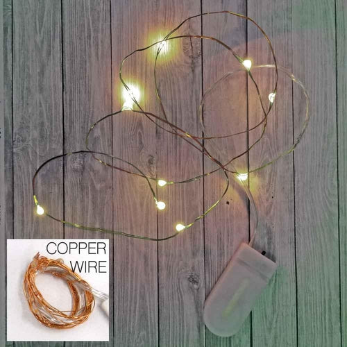 20 Inch Fairy Light With Short Copper Wire(Coin Cell Operated)