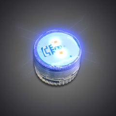 LED Light Up Blue Non Flashing Button Body Light