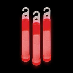 4 Inch Premium Red Glow Sticks - Pack of 25