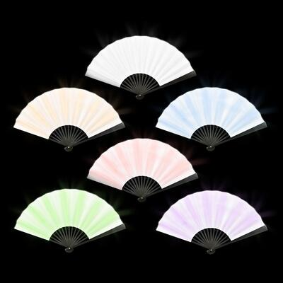 10 Light-Up Folding Fan