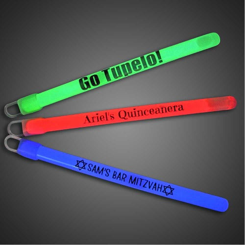 Custom 6 Slim Glow Sticks