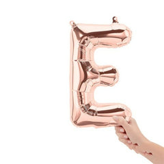 16  Letter E - Rose Gold (Air-Fill Only)
