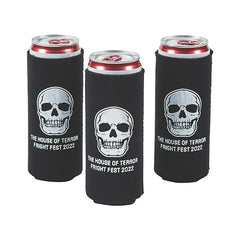 Personalized Premium Halloween Party Slim Fit Can Coolers