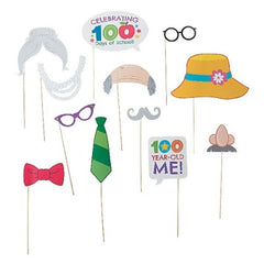 100th Day of School Photo Stick Props