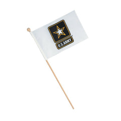 6" x 4" U.S. Army Logo Mini Flags