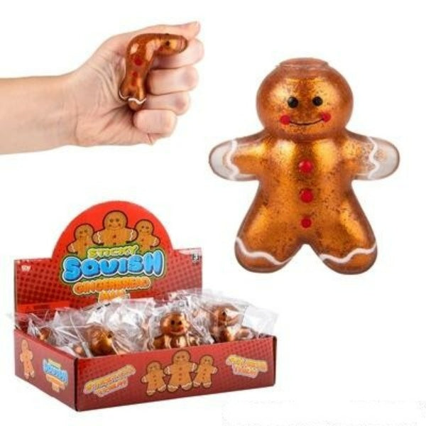 2.25 Squish Sticky Gingerbread Man