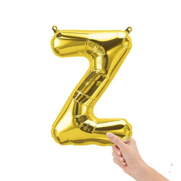 16  Letter Z - Gold (Air-Fill Only)