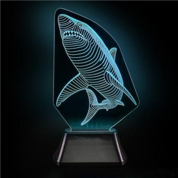 10 3D Laser Light Shark