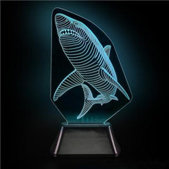 10" 3D Laser Light Shark