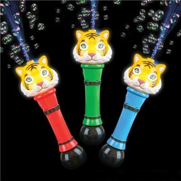 12 Tiger Light-Up Bubble Blower