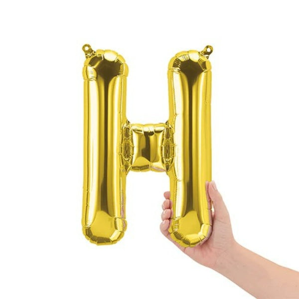 16  Letter H - Gold (Air-Fill Only)