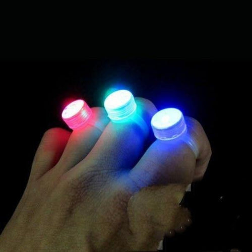 Color Changing LED Glowing Finger Rings - Assorted