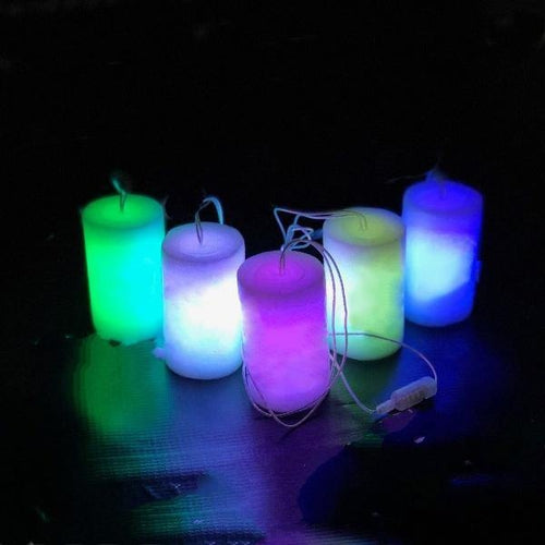 LED Light Up Foam Pendant Necklace - Multi-Color