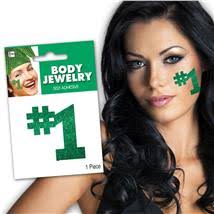 Green #1 Glitter Body Jewelry