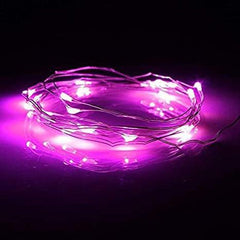 20 Inch Pink Fairy Light Short Wire(Coin Cell Operated)