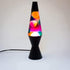 14.5 inch 20oz Color Max Graffiti Lava Brand Motion Lamp Clear Liquid With White Lava
