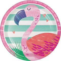 Flamingo Party Dessert Plates