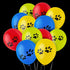 11" Paw Print Latex Balloons