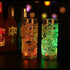 LED Light Up Flashing 10 Oz 3D Phoenix Embossed Liquid Activated Glass - Multi Color