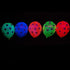 Neon Latex Assorted 11 inch UV Blacklight Reactive Polka Dot Balloons