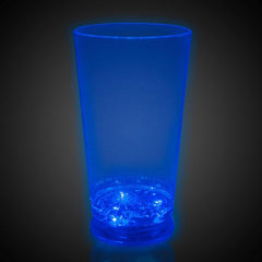LED Light Up Blue 16 Oz Pint Glass
