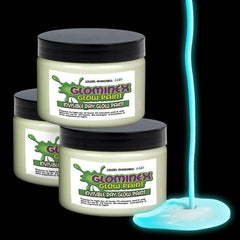 Glominex Glow Paint 1 oz Jar - Invisible Day Aqua