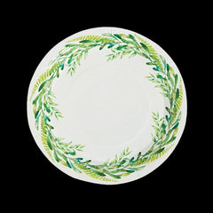 Spring Greenery Paper Dinner Plates