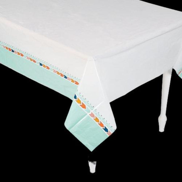 Tribal Baby Shower Plastic Tablecloth