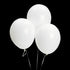 11" Round White Latex Balloons