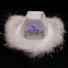 Premium LED Light Up Tiara Cowboy Hat